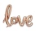 Bachelorette Party Decorations and Supplies Favor Kit | Rose Gold Bride and Love Balloon, 3 White 3 Rose Gold Latex Balloons w/Complete Rose Gold Hangover Veil Curtain - by Realm Essentials