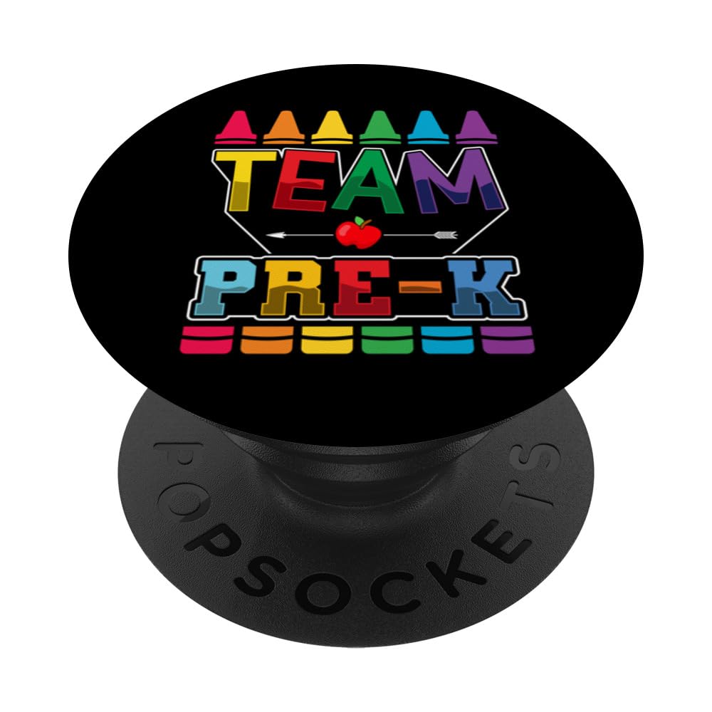 Team Pre-K Back To School Preschool Teacher Student Arrow PopSockets Swappable PopGrip