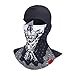 QINGLONGLIN Skull Face Mask Balaclava Motorcycle Halloween Breathable