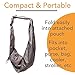 Monkey Mat - Fur-EEZ Pet Sling Carrier | Ultra Portable and Hands-Free Sling - Attached Small Pouch, Collar Latch, and Loop for Dogs, Cats, Bunnies Under 12 lbs