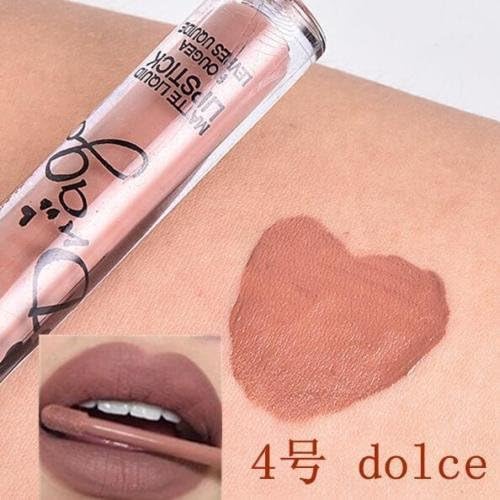 4# Long Lasting Waterproof Beauty Makeup Lip Liquid Pencil Matte Lipstick Lip Gloss
