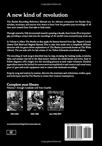 The Beatles Recording Reference Manual: Volume 4: The Beatles through Yellow Submarine (1968 – early 1969) - Les Beatles, Paul McCartney, John Lennon, RIngo Starr, George Harrison The Beatles Recording Reference Manual: Volume 4: The Beatles through Yellow Submarine (1968 - early 1969) – Image 3