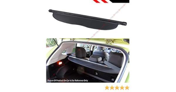 Black Cargo Cover Retractable Shield 2013 2017 For Subaru Xv Shade New Tonneau