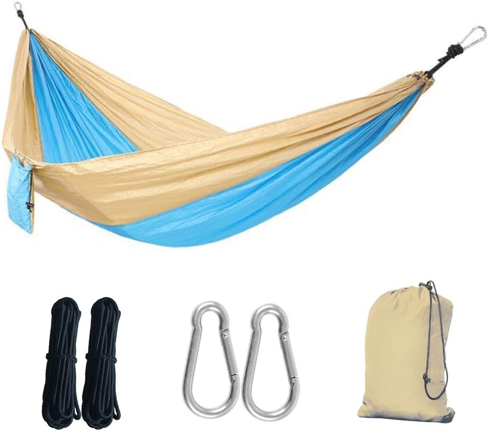 PIRNY Double Camping Hammock,Portable Parachute Hammock Suitable for