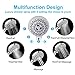 HOFNIE Filtered Shower Head with Handheld, Shower Heads High Pressure 5 Spray Modes, 3 Stage Hard Water Shower Filter with Stainless Steel Hose, Adjective Bracket, Water Softener Shower Head Filters