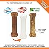 Nylabone Puppy Starter Kit, 3 Dental Dog Chew Bones, 1 Edible, 1 Gentle, 1 Extreme, for Small Breeds Puppies Up to 11 kg…