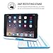 iPad Mini 1 / 2 / 3 360 Rotatable Keyboard Case, Snugg - Ultra Slim Keyboard Cover Case with Bluetooth Connectivity (Blue) For Apple iPad Mini 1 / 2 / 3 Retina