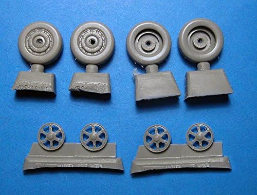 1/48 XF5U-1 Flying Pancake wheels (Kitty Hawk kit) Vector Resin #VDS48-106