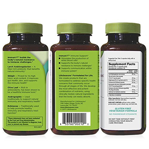 Life-Seasons-Immuni-T-Immune-System-Booster-Supplement-Defend-Against-Cold-and-Flu-Stimulate-Production-of-White-Blood-Cells-Rapid-Immune-Response-Andrographis-Echinacea-90-Capsules