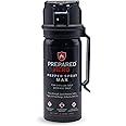 Pepper Spray Max for Civilian Self Defense by Prepared Hero - Personal Self Defense Pepper Spray with Police Strength, Quick Release, Safety Trigger - 20-Foot Range, 50 Bursts, Belt Clip