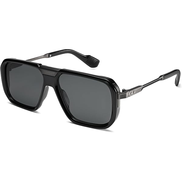 1pc Retro Double Beam Square Glasses, High End Street Photography, Elegant Retro 1pc Retro Double Beam Square Fashion Glasses, High End  main image 4