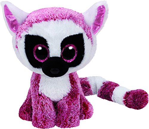 Ty beanie boos leeann - pink lemur reg plush