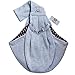 CRMADA Hands-Free Reversible Small Dog Cat Sling Carrier Bag Travel Tote Soft Comfortable Puppy Kitty Rabbit Double-Sided Pouch Shoulder Carry Tote Handbag, Grey…