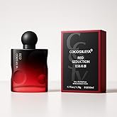 Women's Perfume, Rose Red Berries Vanilla Fragrance, Elegant Black and Red Bottle, Luxurious Long-Lasting Perfume for Women, 50ml / 1.7 fl.oz