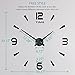 Mintime Large Wall Clock Battery Operated DIY Wall Clock for Modern Decorative Living Room/Office