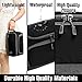 bago Travel Toiletry Bag for Men And Women Nylon Dopp Kit Shaving Bag Organizer - Small Water-resistant, Mens Toiletry Bag Travel Kit Shaving Case (Dop-Black)