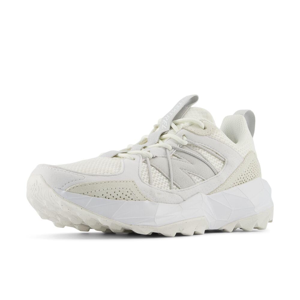 New Balance Women’s DynaSoft TEKTREL V1 Suede Trail Running Shoe, Sea Salt/White/Grey Matter, 10 M