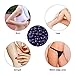 Locisne Hair Removal Hard Wax Beans Lavender Depilatory Hard Wax (300 grams) Purple and spatulas（10pcs）