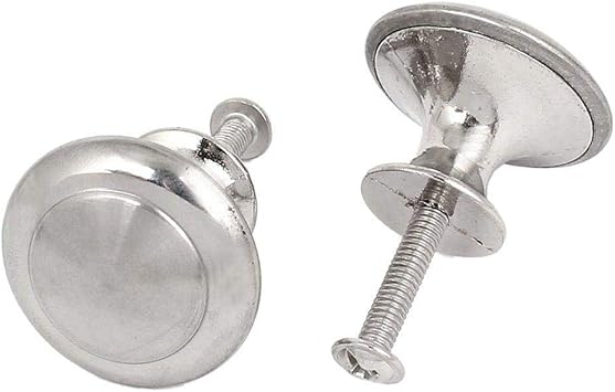 Depory Turknauf Zuggriff Edelstahl Einlochgriff Rund Griff Mit Schraube Fur Schrank Schublade Schrank Schrank 10 Stuck Klein Amazon De Baumarkt