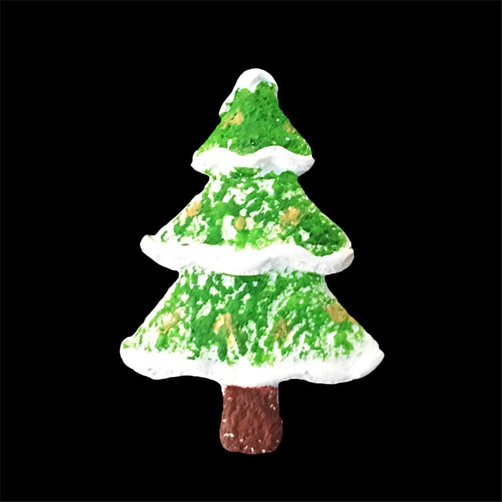 OCCOKO Silicone Christmas Tree Santa Claus Elk Sled Stick Mold Chocolate Cake Moulds Muffin Cake Moulds(White 07#, 1 PC)