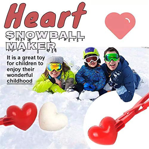 Heart Snowball Maker Winter Mold Snowball Maker Tool Large Love