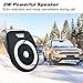 Bluetooth Car Speaker, Aigital Bluetooth Car Speakerphone with Visor Clip, Protable Bluetooth Speaker for Home&Outdoor, Auto Off/Connection, Siri&Google Voice Assistant/Handsfree Calls/Music Playing