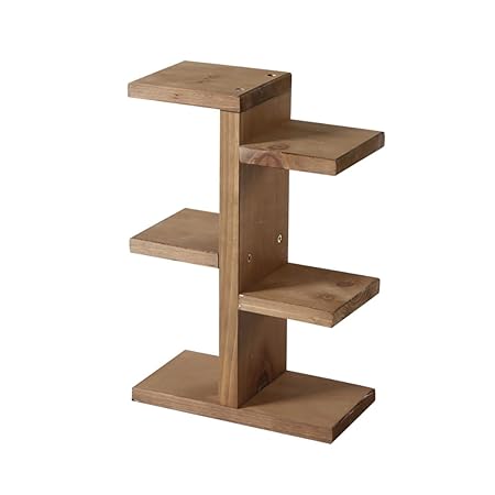Amazon Com Nydzdm Mini Solid Wood Desktop Bonsai Flower Stand