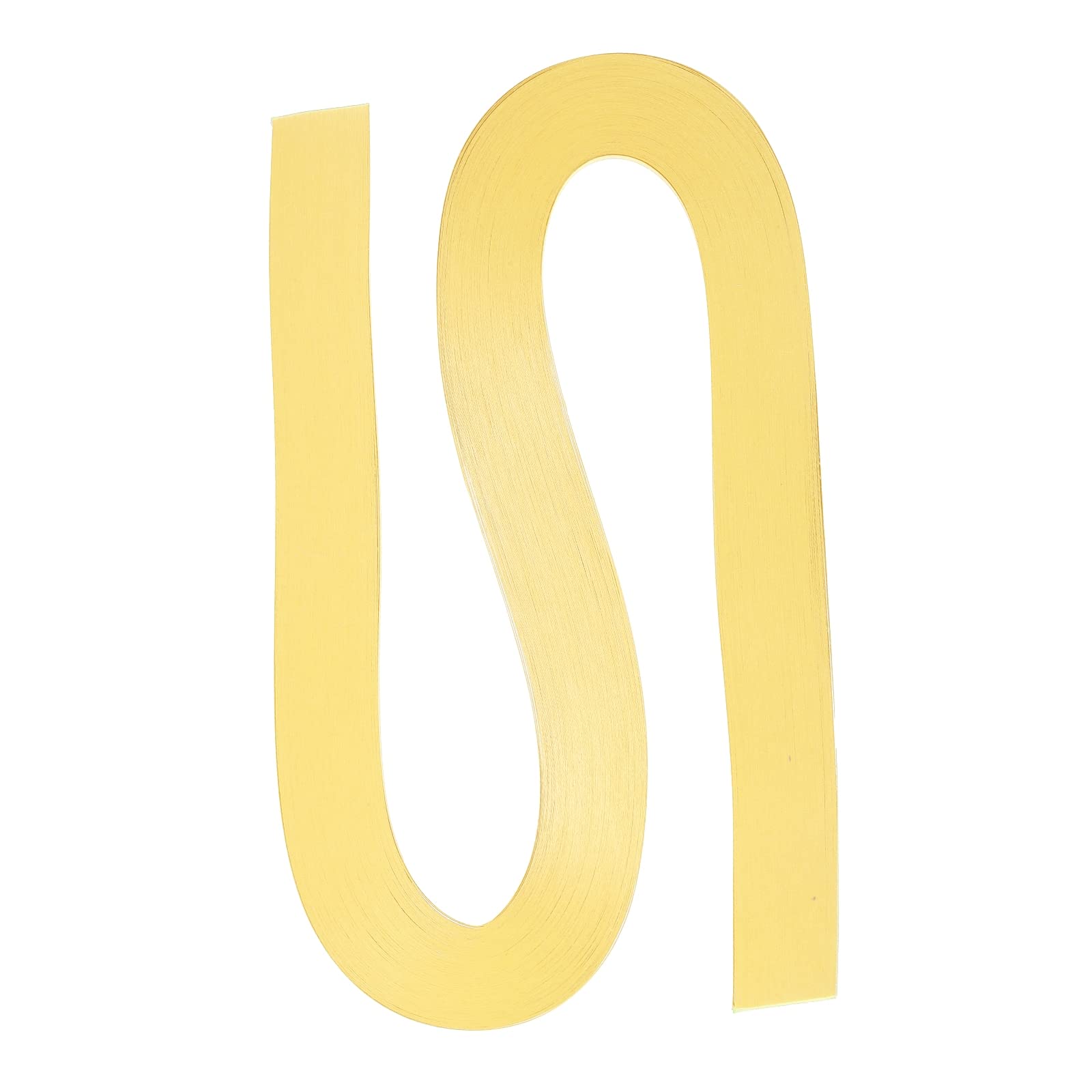 PATIKIL Quilling Strips Paper 120pcs 1/8"(3mm) 54cm Origami Paper Quilling Strip for Art DIY Hand Craft Christmas Light Yellow