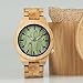 BOBO BIRD Wooden Men's Bamboo Watch with Luminous Night Silver Pointer Casual Sports Watches Gift with Box