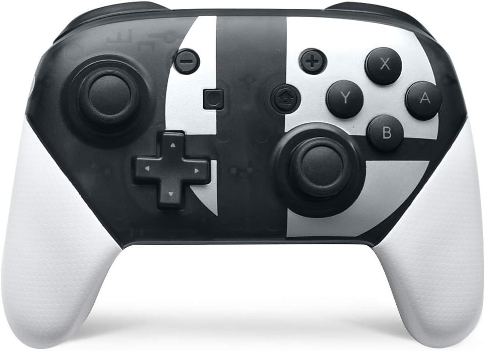 Switch pro Controller,Wireless Controller Compatible for Nintendo Switch Support Gyro Axis Dual Shock (Black & White)
