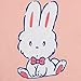 Girls' Short Sets Cat Pajamas 100% Cotton Sleepwear 2 Piece for Toddler Pink 2-7T (4T (3-4 Years), Bunny and carrot)