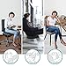 bonmedico Orthopedic Seat Cushion Large - Home Office Non-Slip & Memory Foam Seat Pillow to Relieve Back, Sciatica & Coccyx/Tailbone, for Office Chair Cushion, Car Seat Cushion Or Wheelchair, Blue
