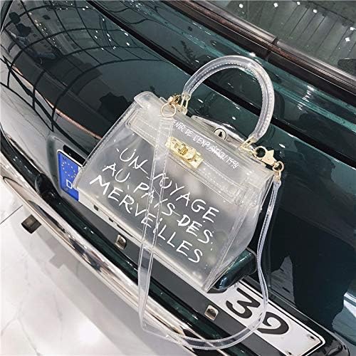 SAOGA Europe and America Kelly fashion trend jelly transparent bag shoulder slung mobile wild women bag