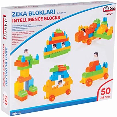 KIDZSTORES 50pcs BUILDING SET - INTELLIGENCE BLOCKS
