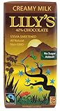 Lily's Creamy Milk Chocolate Bar with Stevia -- 3 oz - 2 pc