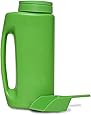 Harris Diatomaceous Earth Spreader with Scoop and Adjustable Top, Also for Ice Melt, Fertilizer and Seeds (2L or 76oz)