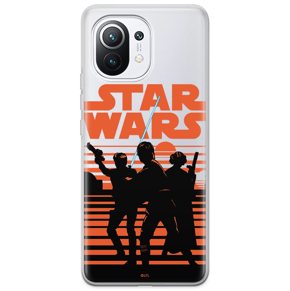 ERT GROUP mobile phone case for Xiaomi 11 original and officially Licensed Star Wars pattern 026 optimally adapted to the shape of the mobile phone, partially transparent — image 1