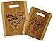 Mothers Gift Heart Love Mom ( Bamboo Personalized, Medium 9.5x13 ) Serving Cutting Board for Mothers Day Birthday or Christmas