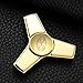 Fidget Spinner Stainless Steel by OHQ - EDC Premium Hand Spinner Toy for Killing Time - reduces Anxiety, increases Focus, helps ADHD&Autism (Gold)
