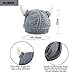 Baby Infantl and Parent Hat Toddler Knit Viking Beanie Crochet Handmade Cap Baby Photography Props (Toddler & Parent, Grey)