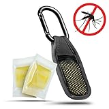 Mosquito Repellent By Mozgone. All Natural, Safe Insect Repellent for Babies and Children. Citronella Based so No Messy, Heavy Liquid so the Perfect Travel Insect Repellent with No Airport Security Hassle. Anti- Mosquito Clip with Citronella to Protect From Insects. Pack of Two Clips Plus 4 Free Refills.