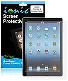 Ionic Apple iPad Air 2 Screen Protector (iPad 6) Film CLEAR (Invisible) (3-pack)