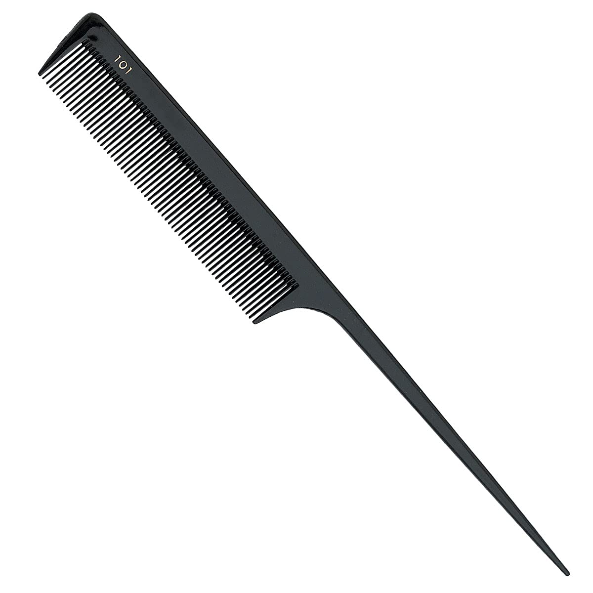 Sibel 101 Comb with Fine Tail 20 cm x 7 cm Black