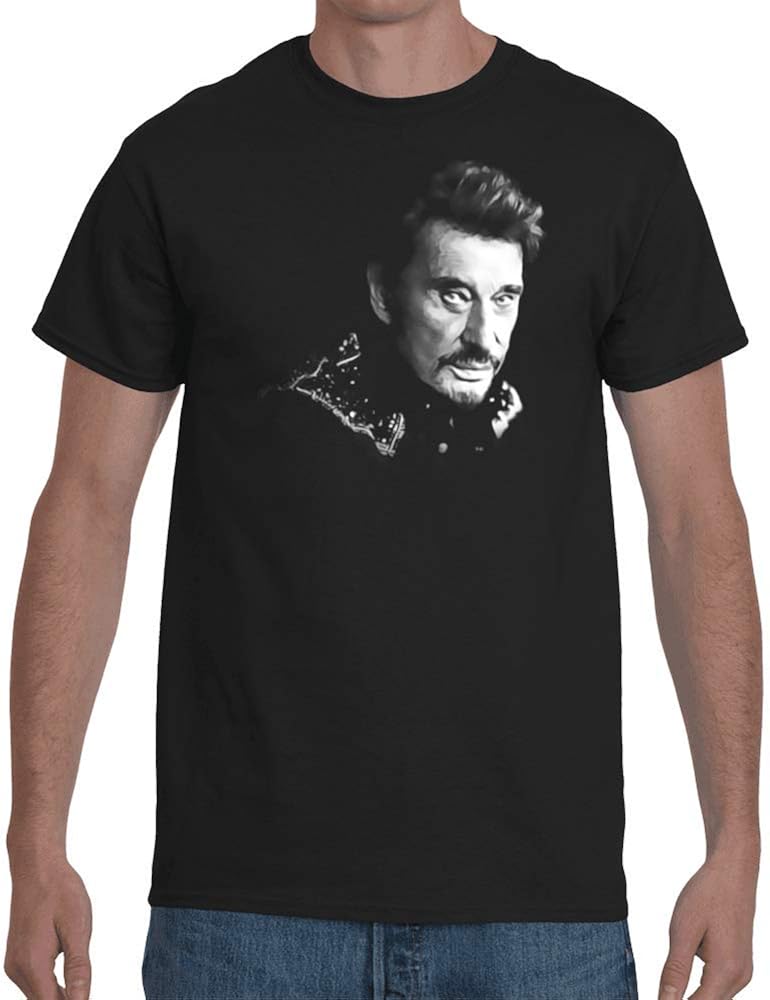 TShirt Johnny Hallyday Portrait Amazon.de Bekleidung