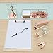 DS DRAYMOND STORY Rose Gold Acrylic Stationery Bundle 1) Stapler 1) Tape Dispenser 1) Staple Remover (Thank You Gifts Doctor)