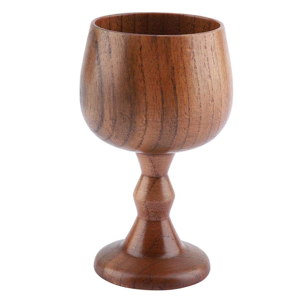 Red Wine Glass White Wine Glass Wooden Wine Goblet Water Bowl Coffee Cup Tea Cup Premium Natural Solid Wooden Tea Cup for Wine Coffee Tea Milk