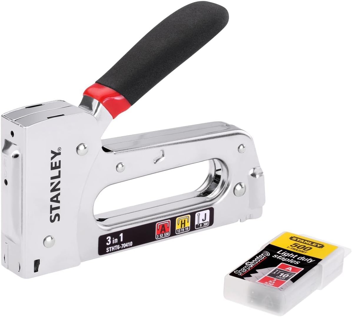 Stanley STHT6-70410 TR120 Hand Stapler and Nailer, Black
