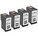 Speedy Inks - 4 Pack Remanufactured Lexmark 36XL / 18C2170 High Yield Black Ink Cartridge For Lexmark X3650, X4650, X5650, X5650es, X6650, X6675, Z2420 Printers