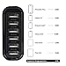 Selectec 40W/8A 6-Port USB Charger PowerPort 5, Multi-Port USB Charger for iPhone SE/6/6 Plus, iPad Air 2/Pro/mini 3, Samsung Galaxy S7/S7 Edge/S6/S6 Edge, LG G5 and More – Black