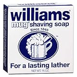 Shaving Soap Mug 1.75 oz By Williams For a Lasting Lather (Pack of 6)